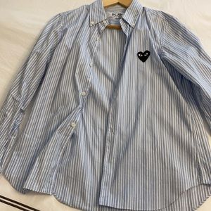 Play Comme des garçons stripe dress shirt in sz L